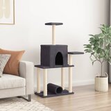  Penjalica za mačke sa stupovima za grebanje tamnosiva 122 cm | Shoptok.si