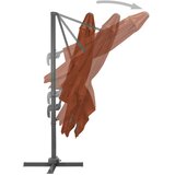  Konzolni vrtni suncobran s aluminijskom šipkom terakota 400x300 cm | shoptok.hr