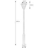 Markslöjd 108171 - LED spoljašnja lampa GARDEN24 LED/3W/24V 260 cm IP44 crna | Eponuda.com