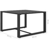  5-dijelna vrtna garnitura s jastucima aluminijska antracit | Eponuda.ba