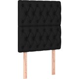 Box spring krevet s madracem crni 80 x 200 cm od tkanine | shoptok.hr