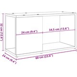 TV ormarić Artisan hrast 60x24x32 cm izrađeno drvo | shoptok.hr