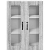  Stenska kuhinjska omarica s polico Siva Sonoma 60 x 31 x 80 cm | Shoptok.si