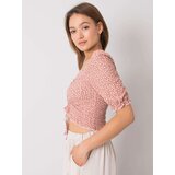 Fashion Hunters Dusty pink Anthea RUE PARIS short blouse | Shoptok.si