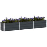  Sadilica Antracit 290 x 50 x 45 cm Cinkani čelik | Eponuda.com