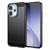 AVIZAR Silikonski Ovitek Oppo Reno 15 Pro, Karbonski Videz, Brušena Tekstura, Črna, (5000274281) | Shoptok.si
