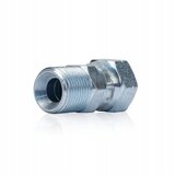 Rosfix ZGLOBNA SPOJKA ZA BARVNI CEVOVOD – 1/4" NOTRANJI NA 3/8" ZUNANJI NAVOJ, 400 BAR | INOX, 60° STOŽEC, (5000073666) | Shoptok.si