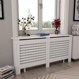 vidaXL pokrov za radiator bel 172x19x81,5 cm mdf Cene