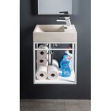 Sapho Svetlo siv betonski umivalnik za WC 40x22 cm Crest – | Shoptok.si