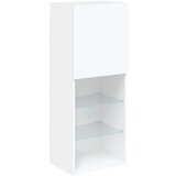  4-dijelni zidni TV elementi s LED bijeli od konstruiranog drva | shoptok.hr