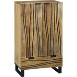 vidaXL visoka omara 60x33.5x100 cm iz trdnega mangovega lesa | Shoptok.si