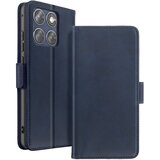 AVIZAR Preklopna Torbica za Motorola Edge 70 Fusion s Patina Efektom in Stojalom, Nočno modra, (5000274688) | Shoptok.si