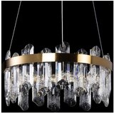  LED luster na sajli LED/62W/230V prečnika 50 cm zlatna | Eponuda.com
