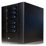  Desktop kućište za NAS sa 6 x3.5" Hotswap, 1 x USB 3.0 + 1 x ON/OFF prekidač, Mini-ITX MB format, ventilator 12cm, prihvata 1U napajanja do 250W, dim. 245x220x265mm (N6) | ePonuda.com