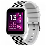 Canyon joyce KW-43, smart watch, realtek 8762DT/IPS 1.54" 240x240/ARM Cortex-M4F/eMMC 512MB, speaker, music player & bt/tws direct connection, IP-67 waterproof, health monitoring, 3 games, changeable watch-faces/240mAh/White-Black/Φ43.5*36.5mm strap:260*22mm | ePonuda.com