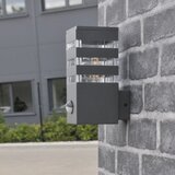  Spoljno zidno svetlo sa senzorom TEKSAS 1xE27/12W/230V IP44 antracit | Eponuda.com