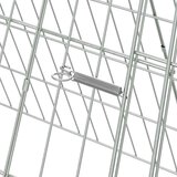  Kletka za piščance srebrna 215 x 55 x 55 cm Cinkana jeklena, (5000204310) | Shoptok.si
