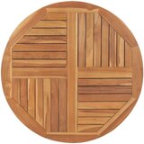 vidaXL Mizna plošča iz trdne tikovine okrogla 2,5 cm 90 cm | Shoptok.si