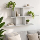  Zidna polica 100 x 17 x 45.5 cm prerađeno drvo | shoptok.hr