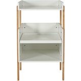 Qu-ax previjalna miza vintage white/natural Cene