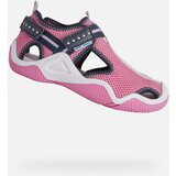 Geox Purple Girls Sandals Wader - Girls Cene