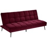 MID.YOU ZOFA S POSTELJNO FUNKCIJO, bordo tekstil | Shoptok.si