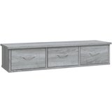 Furnova Stenska omarica siva sonoma 88x26x18,5 cm inženirski les, (21949905) | Shoptok.si