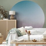  Okrugla fototapeta - Nostalgic gradient – gradient composition in muted colours 230x230 | shoptok.hr