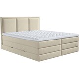 MID.YOU POSTELJA BOXSPRING 140 cm x 200 cm , tekstil bež | Shoptok.si