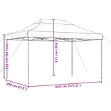  Sklopivi prigodni šator za zabave crni 440x292x315 cm | shoptok.hr
