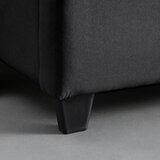 Bessagi Home Oblazinjena Postelja Frederico, Črna, 180 X 200 Cm | Shoptok.si