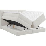 MID.YOU POSTELJA BOXSPRING 160 cm x 200 cm , les, tekstil, leseni material bela | Shoptok.si