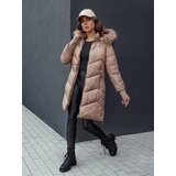 DStreet Kurtka zimowa damska pikowana LAGOON kamelowa | Shoptok.si
