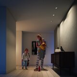 Philips 50393/17/PN-SET 3x led rgbw prigušiva ugradna svetiljka 1xGU10/4,8W/230V hrom+daljinski upravljač | Eponuda.com