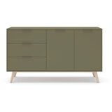 Marckeric Zelena komoda v mat dekorju 140x81x40 cm Campus – | Shoptok.si
