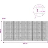  Gabion s žicom debljine 3,5 mm i mrežom 5x5 cm 450x20x200 cm | shoptok.hr