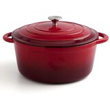  Duboka tava s poklopcem Bidasoa Fierro Crvena Ø 28 cm 6 L (2 kom.) | shoptok.hr