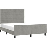  Okvir za krevet bez madraca svjetlosivi 140x200 cm baršunasti | shoptok.hr