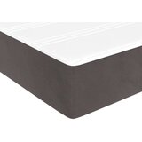 vidaXL Madrac s oprugama tamnosivi 100x220x20 cm baršunasti | shoptok.hr