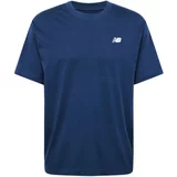 New Balance Majica tamno plava / bijela