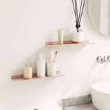  Polica na zidu s policom Zidne 2 pcs Ružičasta 40 x 9 x 2 5 cm - Ružičasta 40 x 9 cm 2 | shoptok.hr