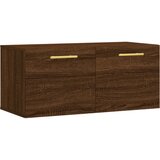 Maison Chic Stenska omarica - Zidna omarica rjavi hrast 80x36,5x35 cm inženirski les iu1153, (22063221) Cene