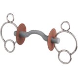 beris Brzda 3-Ring Snaffle with Tongue Port Bar, hard - 130 mm | Shoptok.si