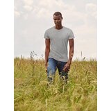 Fruit Of The Loom Grey Iconic Combed Cotton T-shirt | Shoptok.si