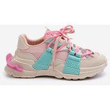 Boto Women's Stylish Sport Shoes with Laces Pink-Mint Chillout! | Shoptok.si