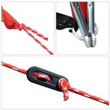 vidaXL Šotor za kampiranje za 5 oseb moder vodoodporen | Shoptok.si