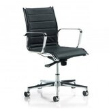  Ergonomska fotelja slim/rn lux koža crna | ePonuda.com