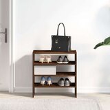  Stalci za cipele 2 kom dimljeni hrast koji se mogu složiti | shoptok.hr