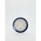 Reserved keramični krožnik z vzorcem - večbarvno