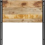 vidaXL Uzglavlje 100 cm Puno drvo Mango i željezo | shoptok.hr